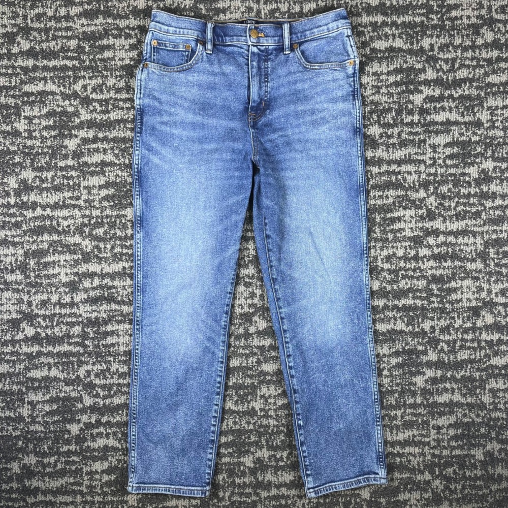 J.Crew Classic Vintage Jeans Womens 30 Blue Medium Wash Straight High Rise BU818